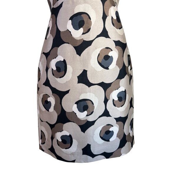 Kate Spade‎ New York Sleeveless Floral Sheath Dress Size 4 Cotton Silk Blend - Picture 3 of 8